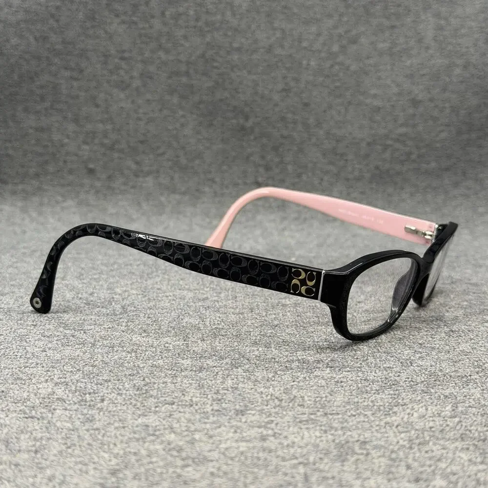 Coach Cecilia HC6002 5053 Black Pink Oval Eyeglasses Frame Women’s 49-16-135